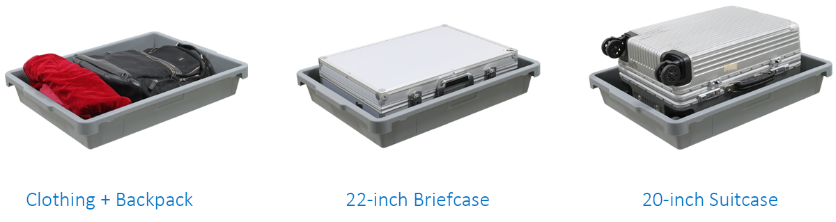 SE-B002 X-Ray Baggage Screening Trays Size